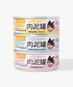 【汪喵星球】益菌PRO＋綿密肉泥 貓主食罐(小罐80g)
